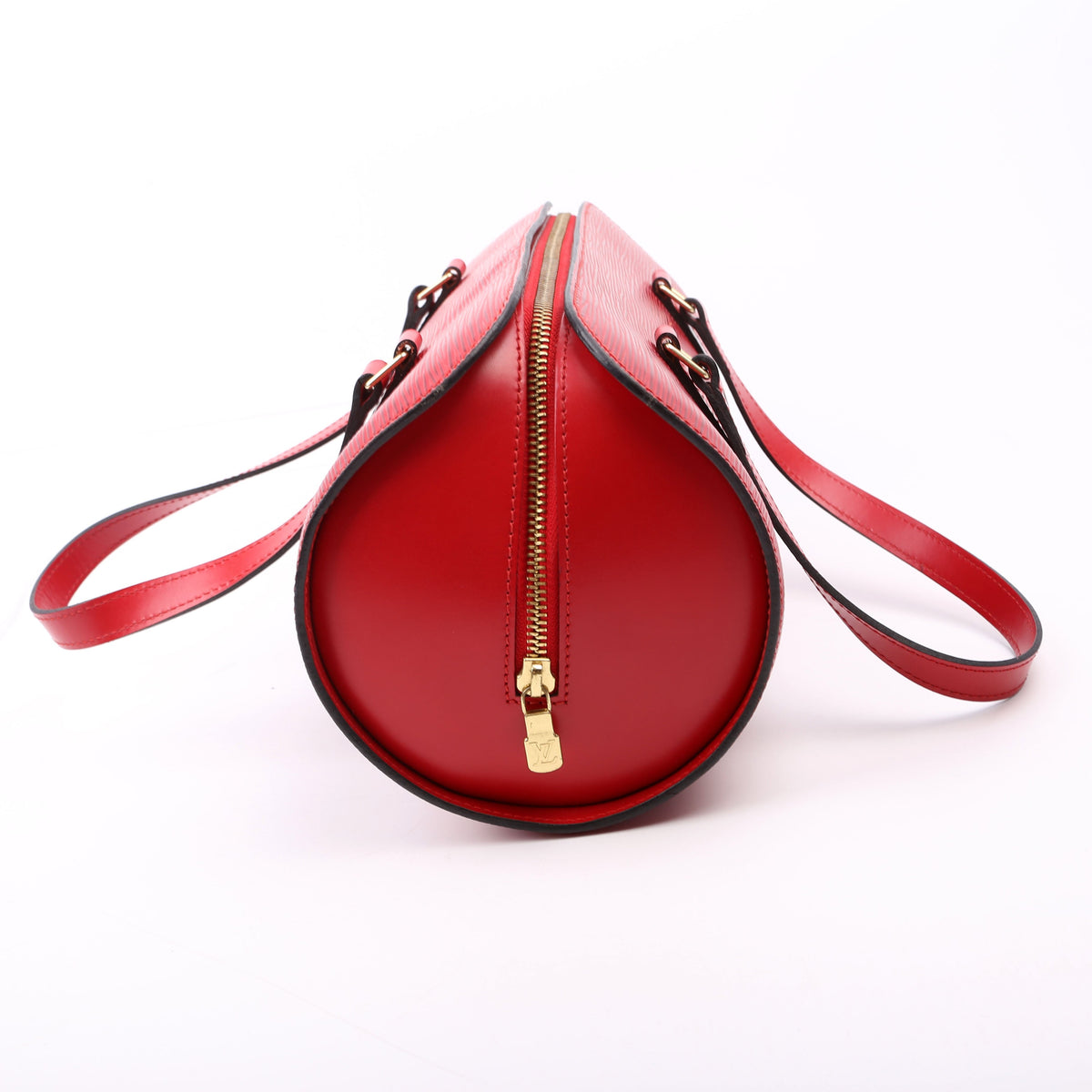 Louis-Vuitton Soufflot With Pouch Epi Red