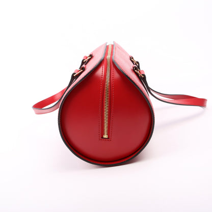 Louis-Vuitton Soufflot With Pouch Epi Red