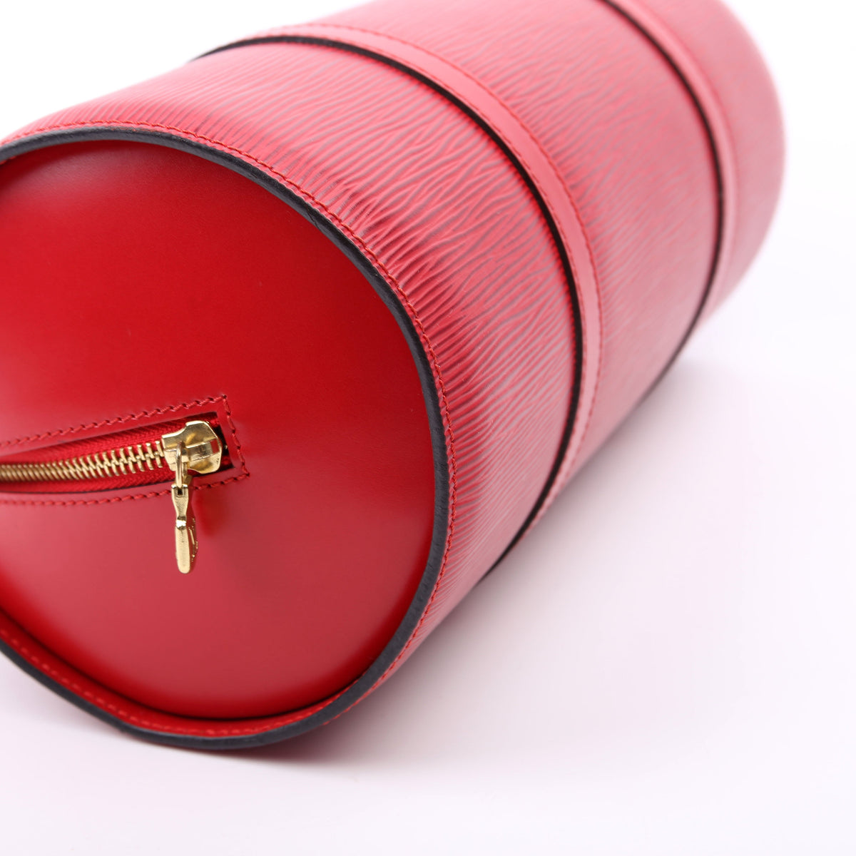 Louis-Vuitton Soufflot With Pouch Epi Red