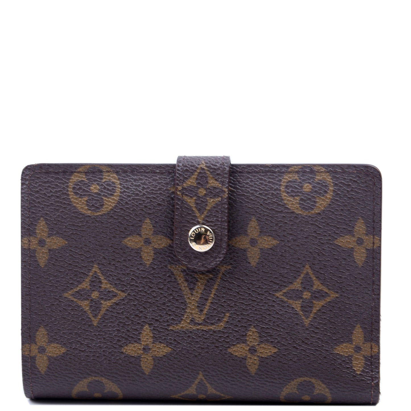 Louis-Vuitton French Purse Wallet Monogram Brown