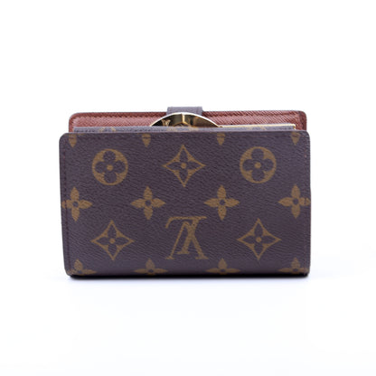 Louis-Vuitton French Purse Wallet Monogram Brown