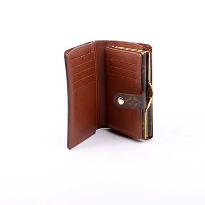 Louis-Vuitton French Purse Wallet Monogram Brown
