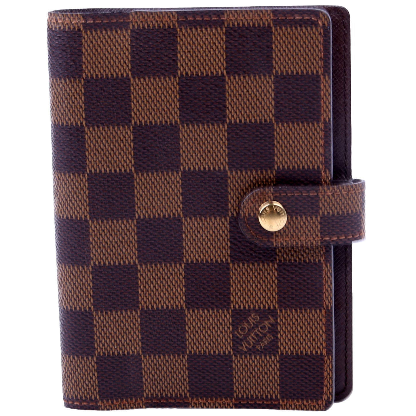 Louis-Vuitton Agenda Small Ring Damier Ebene