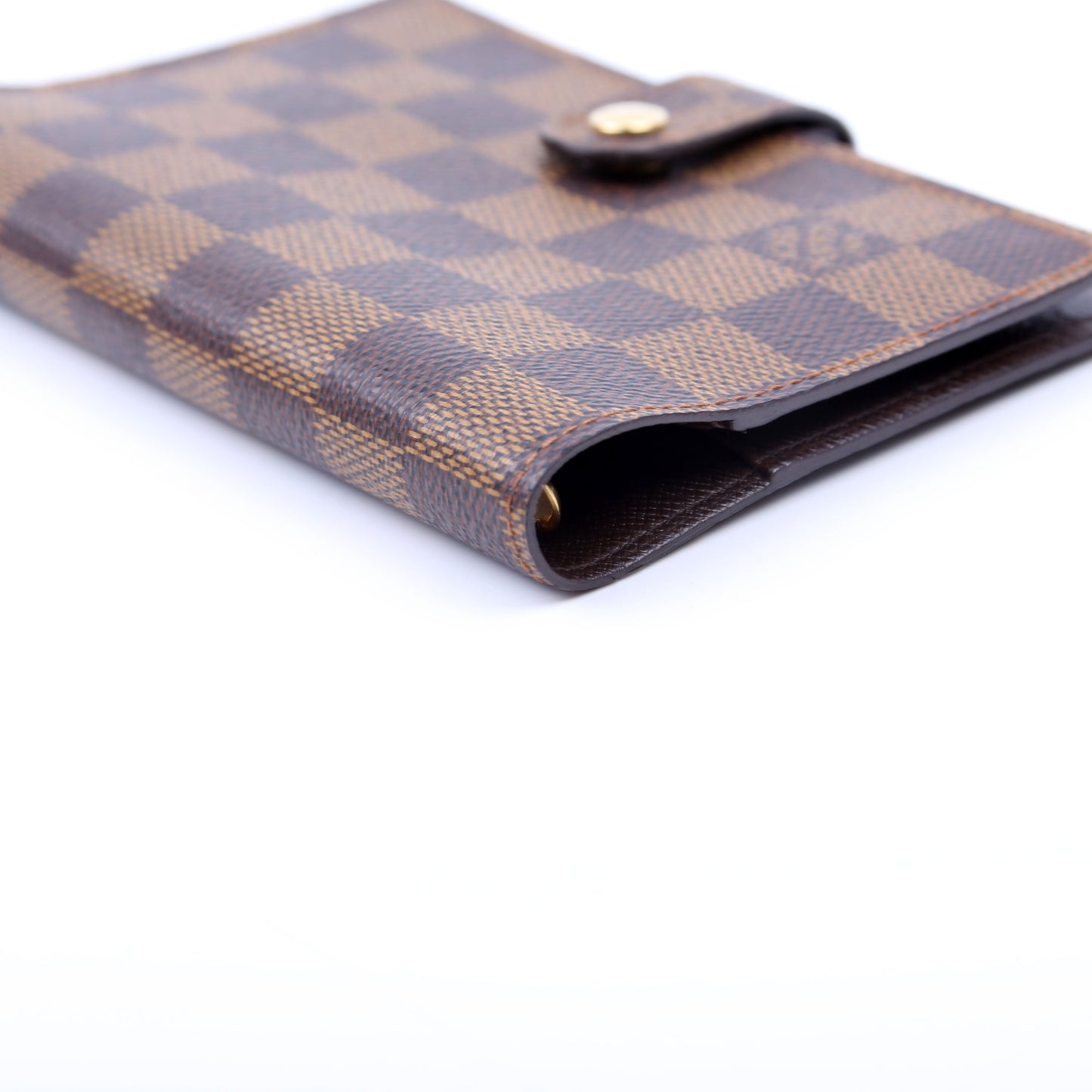 Louis-Vuitton Agenda Small Ring Damier Ebene