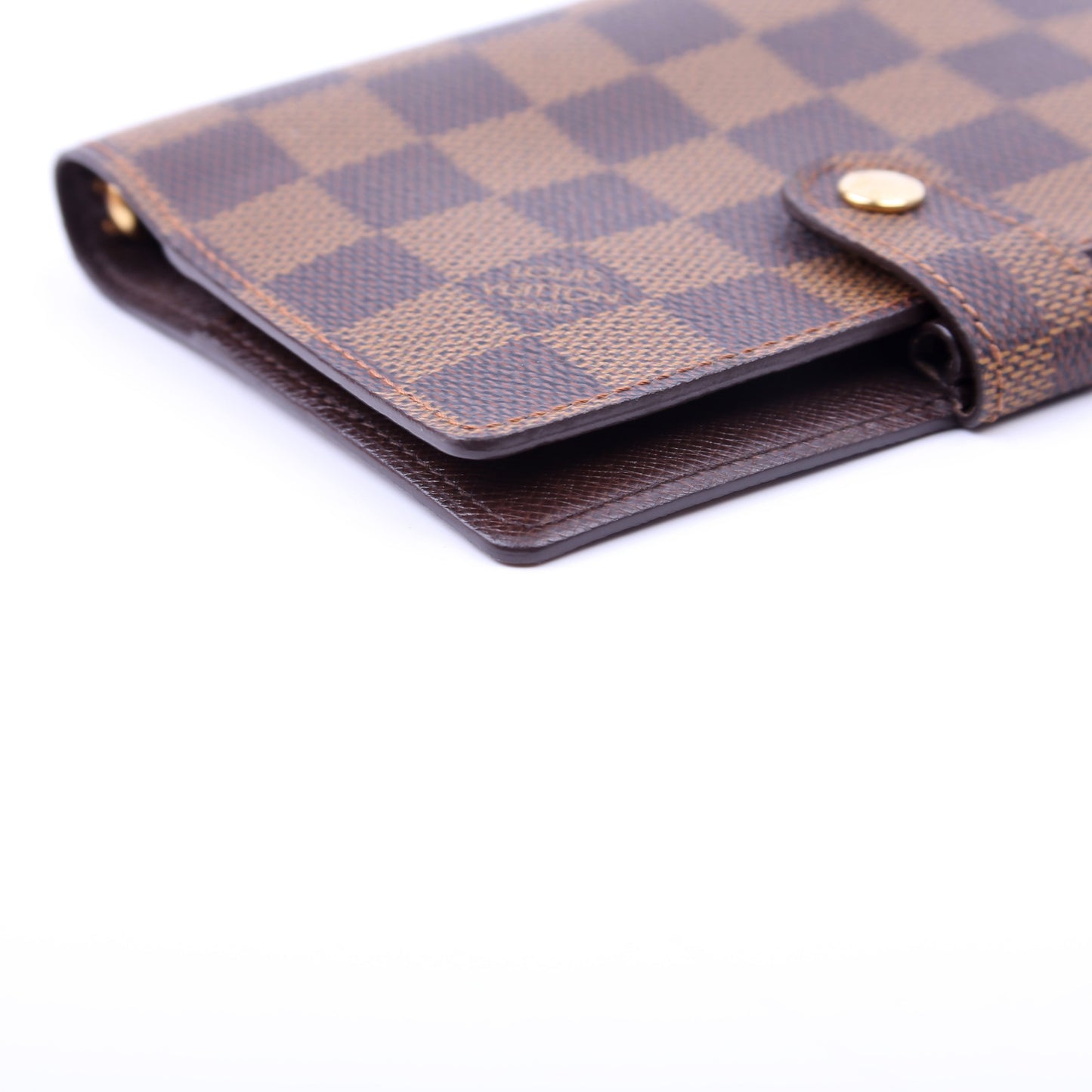 Louis-Vuitton Agenda Small Ring Damier Ebene