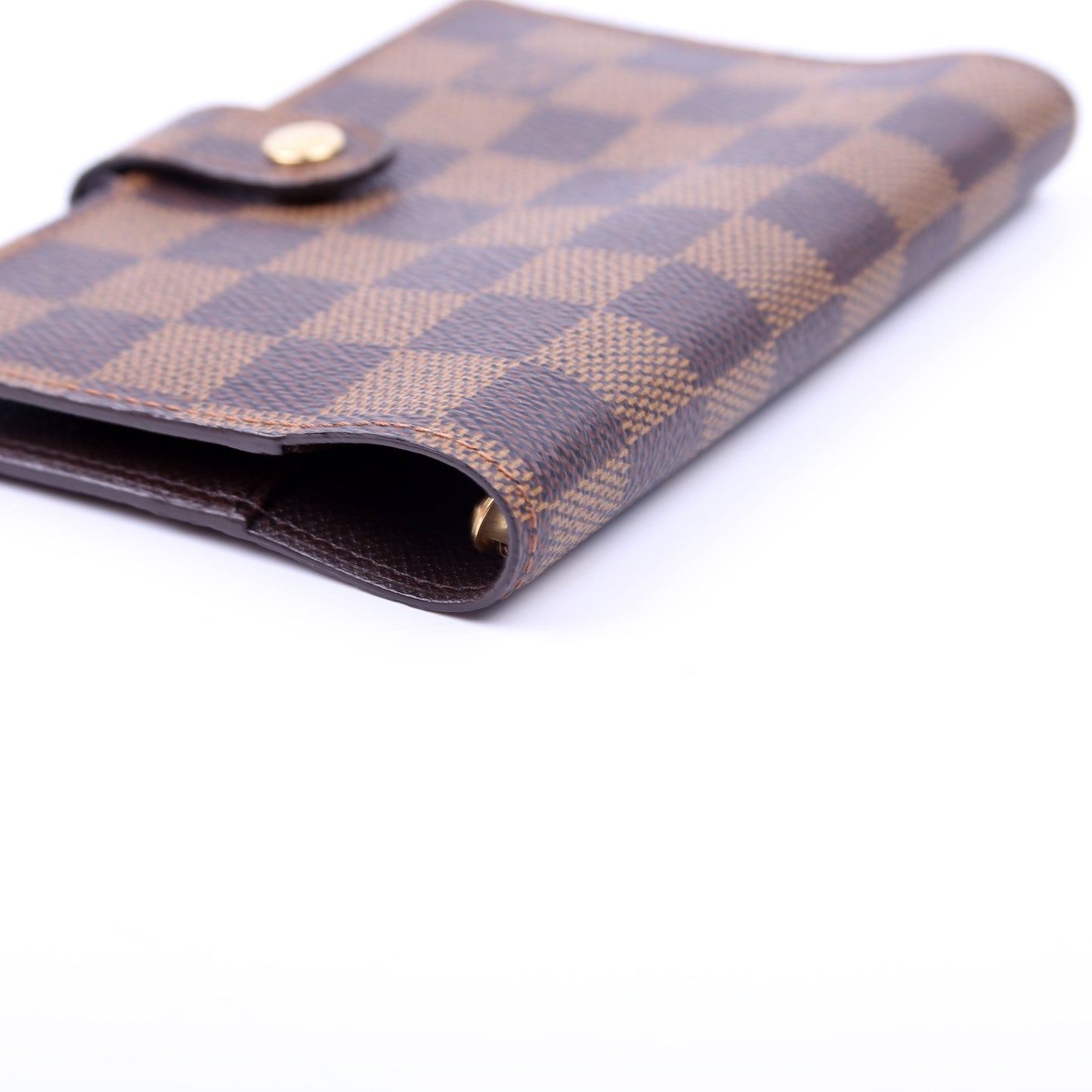 Louis-Vuitton Agenda Small Ring Damier Ebene
