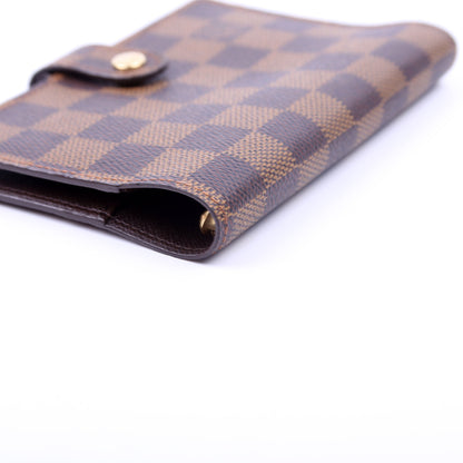Louis-Vuitton Agenda Small Ring Damier Ebene