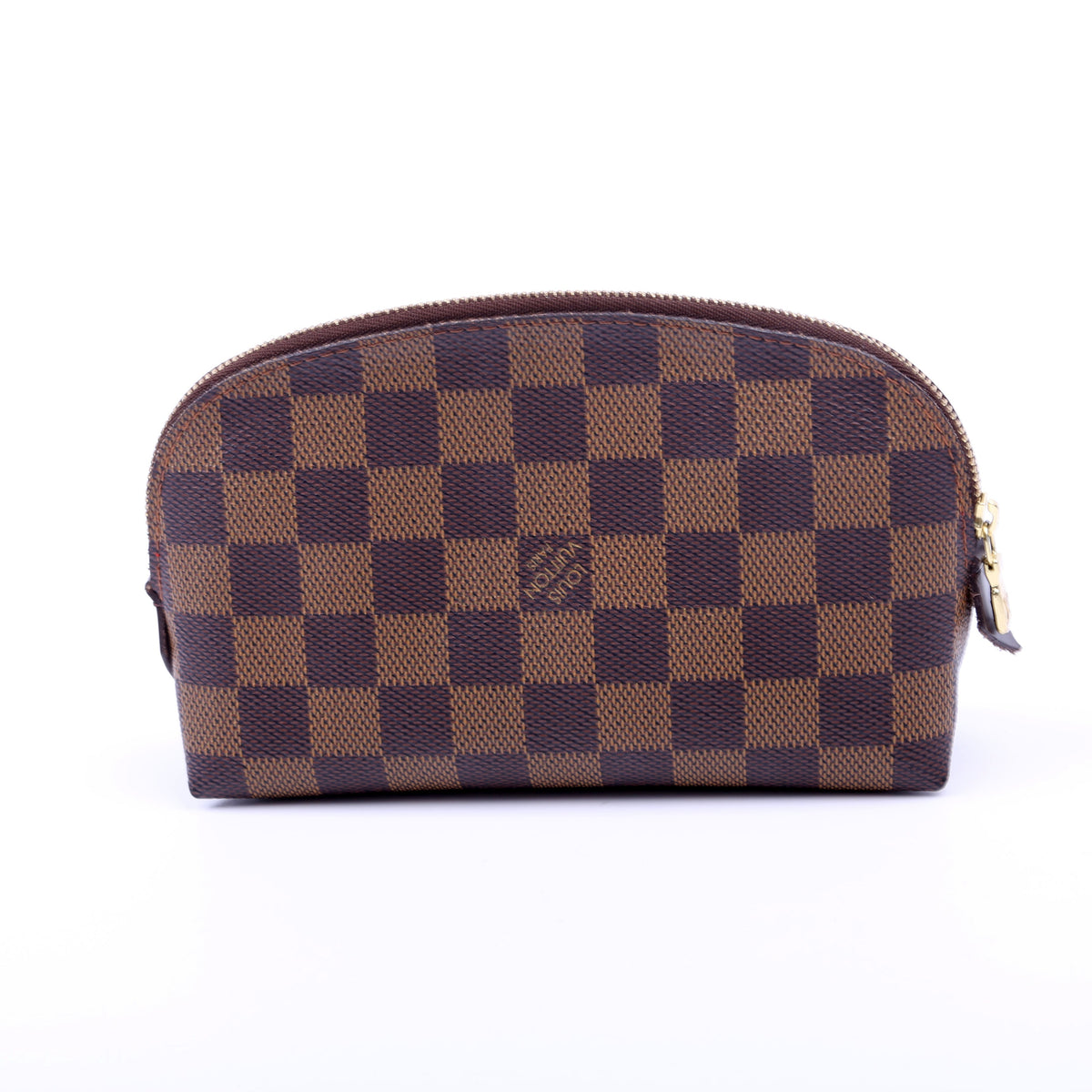 Louis-Vuitton Cosmetic Pouch PM Damier Ebene