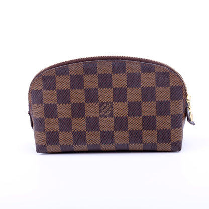 Louis-Vuitton Cosmetic Pouch PM Damier Ebene