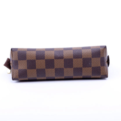 Louis-Vuitton Cosmetic Pouch PM Damier Ebene