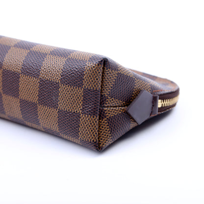 Louis-Vuitton Cosmetic Pouch PM Damier Ebene