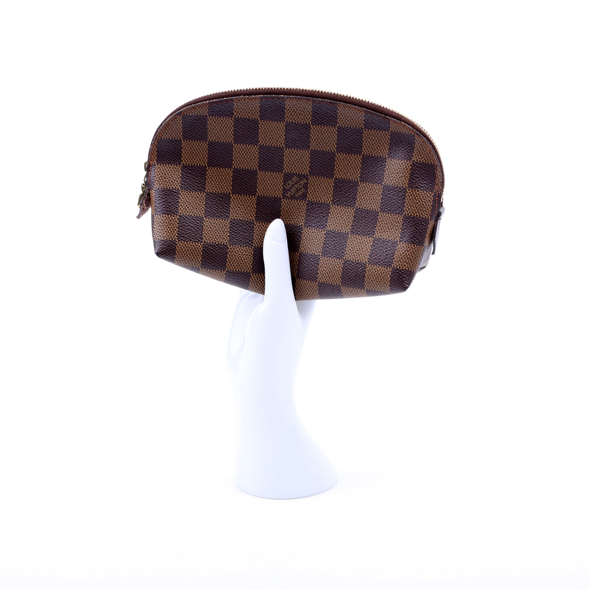 Louis-Vuitton Cosmetic Pouch PM Damier Ebene