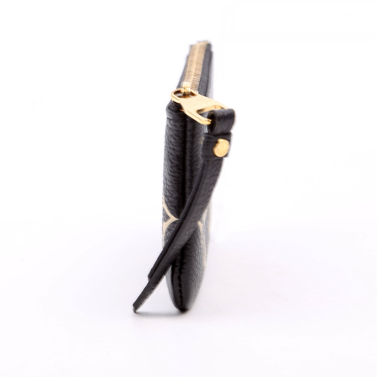 Louis-Vuitton Pochette Cles New Model Bicolor Empreinte Black