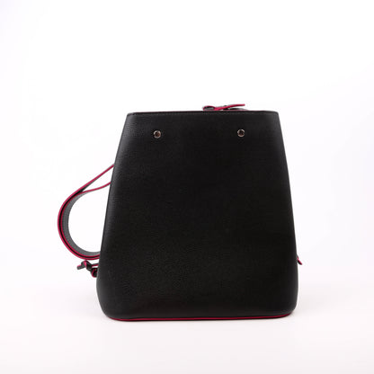 Louis-Vuitton Lockme Bucket Bag Black/Pink