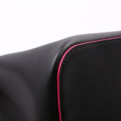 Louis-Vuitton Lockme Bucket Bag Black/Pink