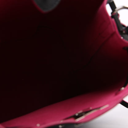 Louis-Vuitton Lockme Bucket Bag Black/Pink
