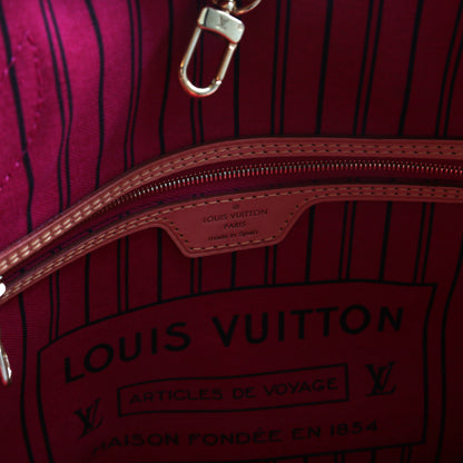 Louis-Vuitton Neverfull MM Monogram Pink