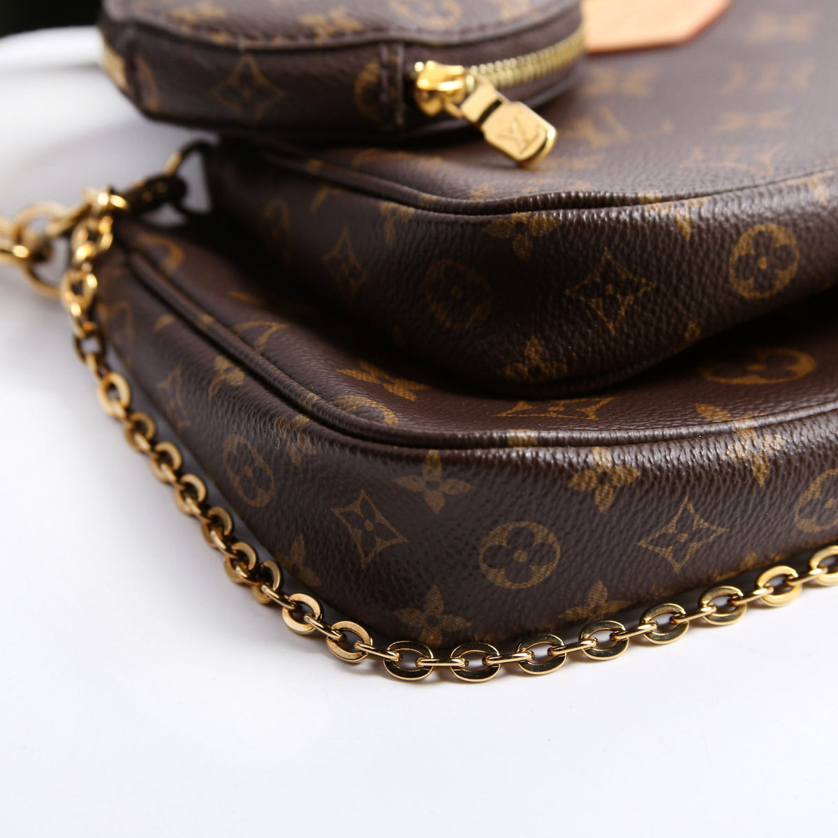 Louis-Vuitton Multi Pochette Monogram Green