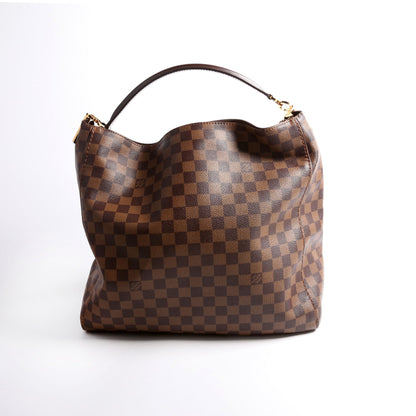 Louis-Vuitton Portobello GM Damier Ebene Brown
