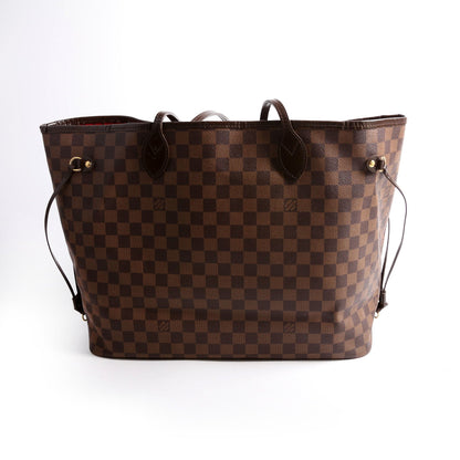 Louis-Vuitton Neverfull GM Damier Ebene Red