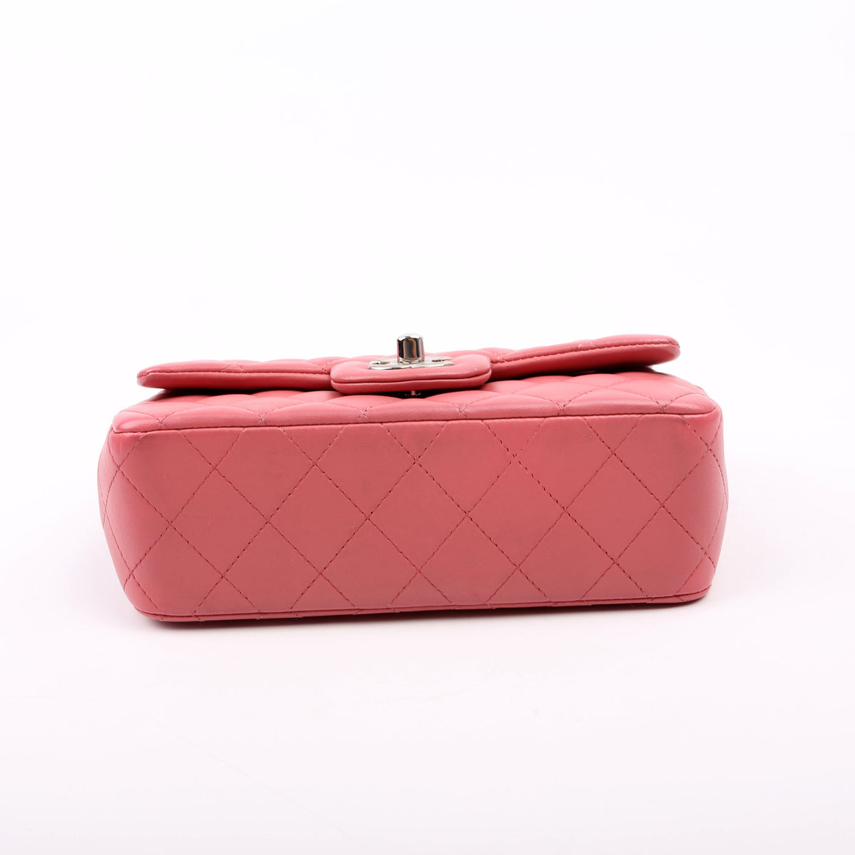 Chanel Classic Flap Mini Rectangle Lambskin Pink 28M