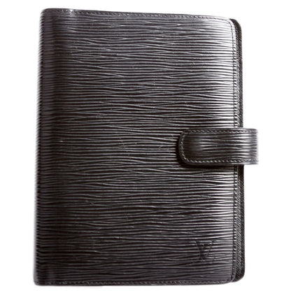 Louis-Vuitton Ring Agenda Medium Epi Black