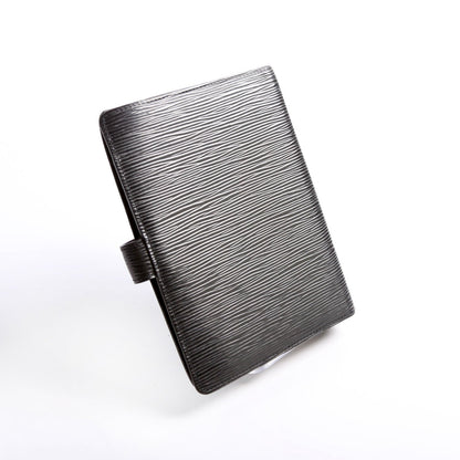 Louis-Vuitton Ring Agenda Medium Epi Black
