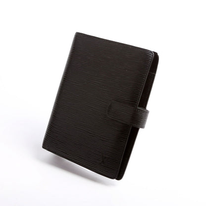 Louis-Vuitton Ring Agenda Medium Epi Black