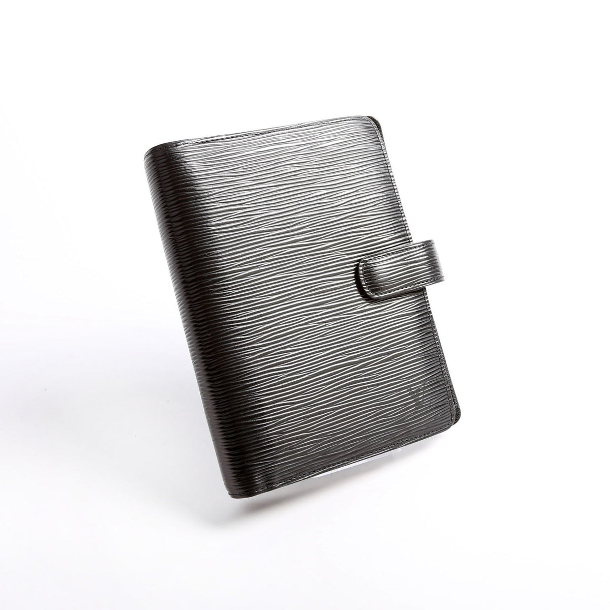 Louis-Vuitton Ring Agenda Medium Epi Black