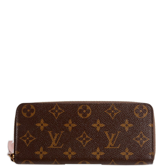 Louis-Vuitton Clemence Wallet Monogram Pink