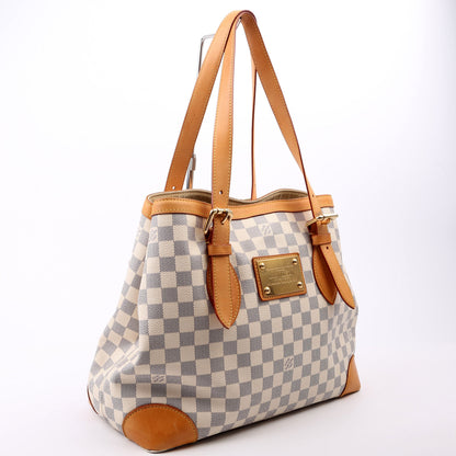 Louis-Vuitton Hampstead MM Damier Azur