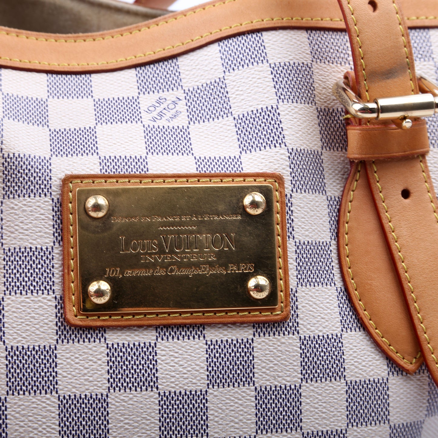 Louis-Vuitton Hampstead MM Damier Azur