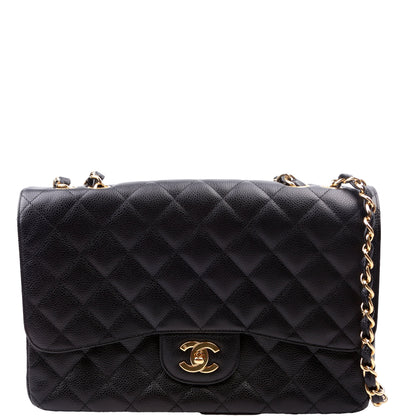 Chanel Classic Flap Jumbo Caviar Black