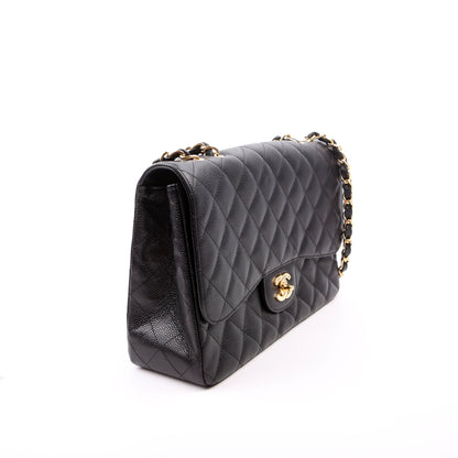 Chanel Classic Flap Jumbo Caviar Black