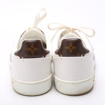 Louis-Vuitton Frontrow Calfskin/Monogram Sneakers Size  White