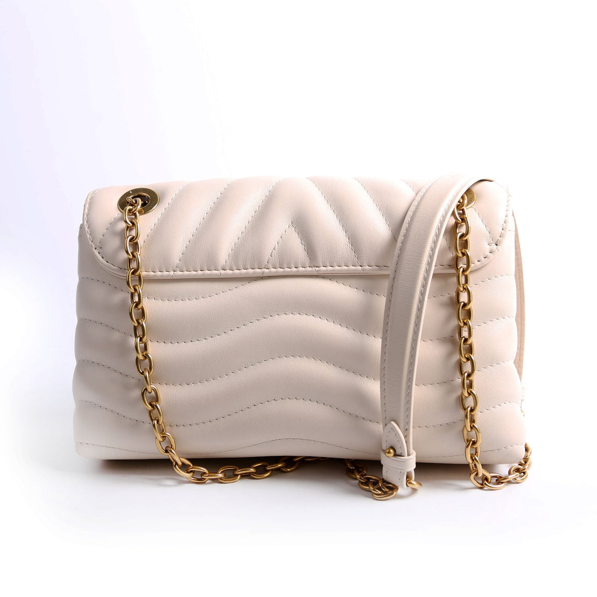 Louis-Vuitton New Wave Chain NM Bag Cream