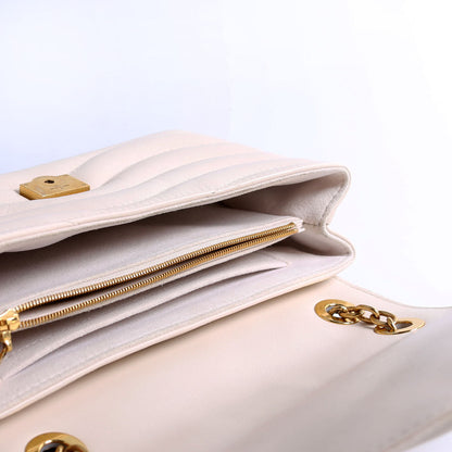 Louis-Vuitton New Wave Chain NM Bag Cream