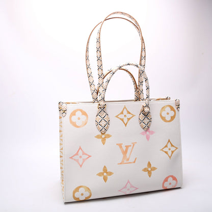 Louis-Vuitton Onthego MM By The Pool . Monogram Multicolor