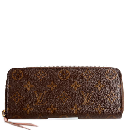 Louis-Vuitton Clemence Wallet Monogram Pink