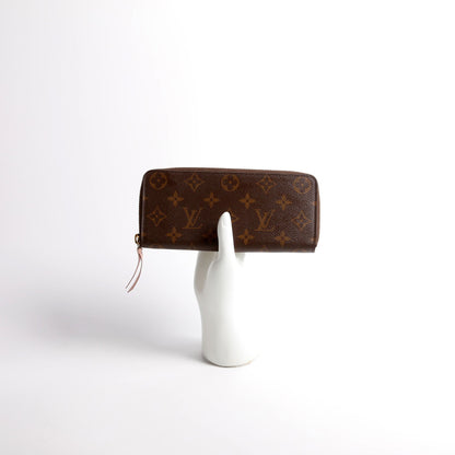 Louis-Vuitton Clemence Wallet Monogram Pink