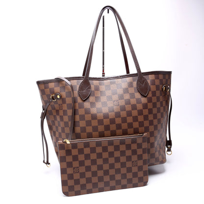 Louis-Vuitton Neverfull W/Wallet MM Ebene
