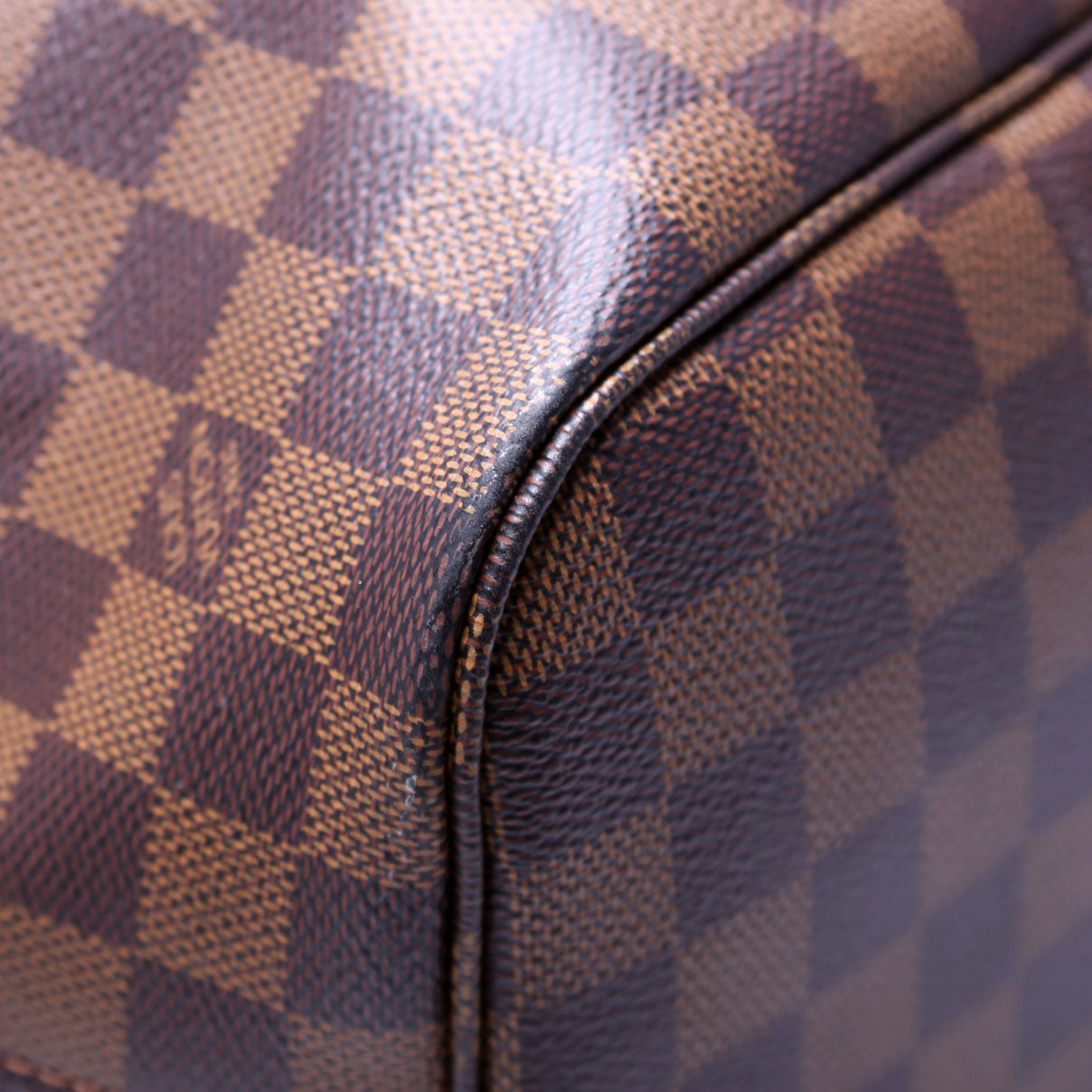 Louis-Vuitton Neverfull W/Wallet MM Ebene