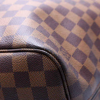 Louis-Vuitton Neverfull W/Wallet MM Ebene
