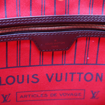 Louis-Vuitton Neverfull W/Wallet MM Ebene