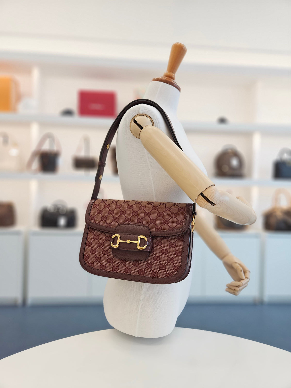 Gucci 1955 Horsebit Shoulder Bag 138569364