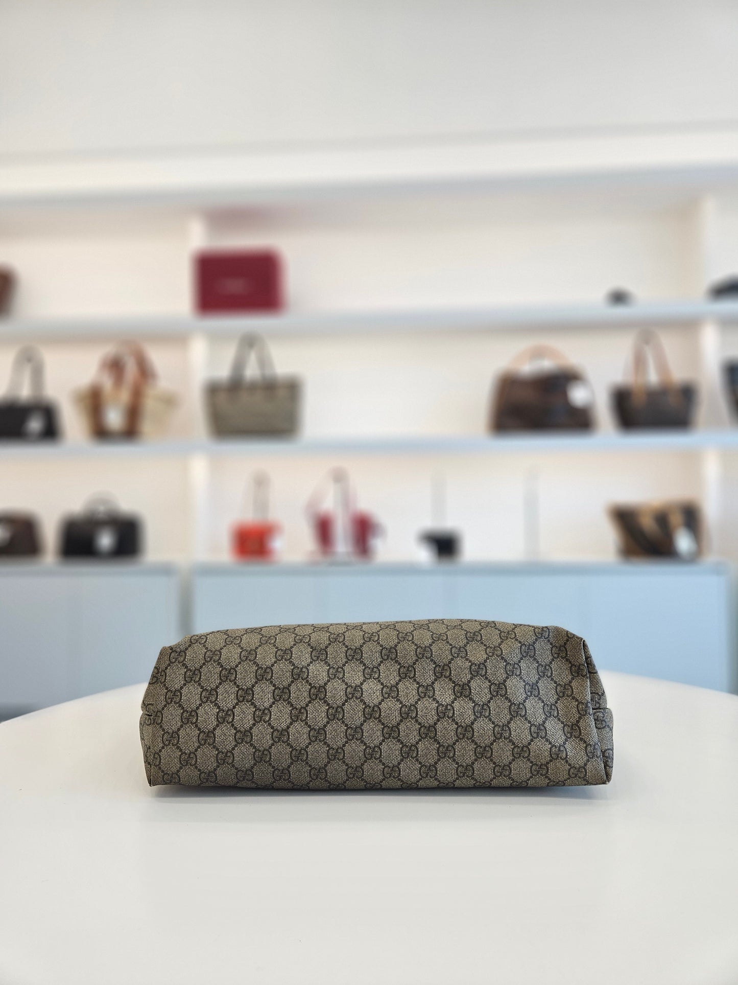 Gucci PVC Shopper GG Logo Canvas Shoulder Bag 138569525