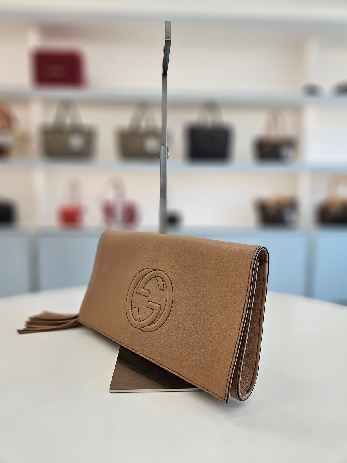 Gucci Interlocking Soho Flap Clutch 12345 138571191