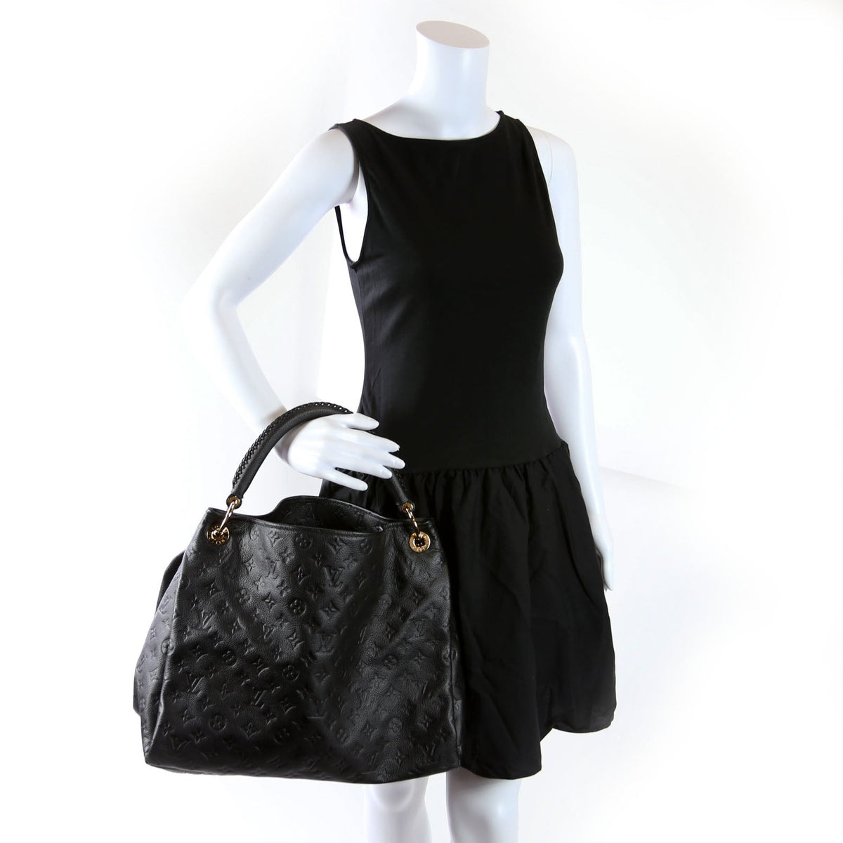 Louis-Vuitton Artsy MM Empreinte Black