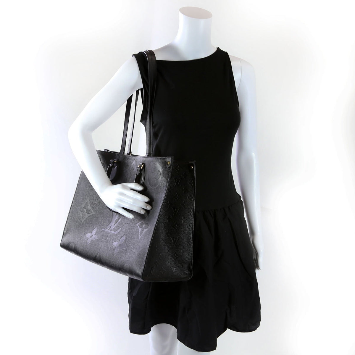 Louis-Vuitton ONTHEGO GM Empreinte Black