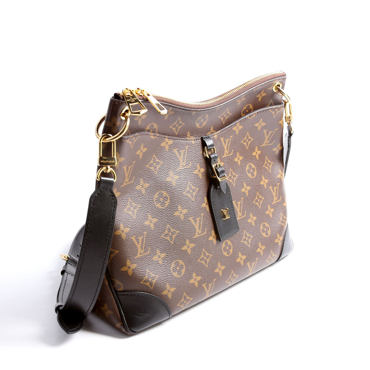 Louis-Vuitton Odeon NM MM Monogram Black